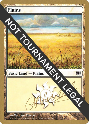 Image for Plains (332) - 2004 Gabriel Nassif (8ED) [World Championship Decks]