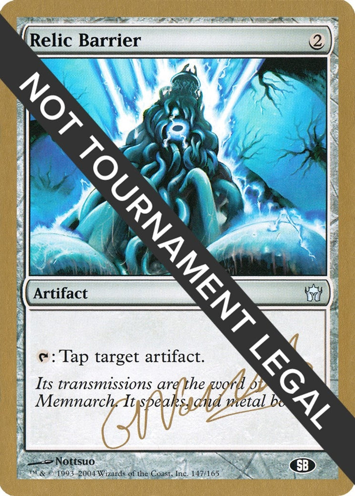 Image for Relic Barrier - 2004 Gabriel Nassif (5DN) (SB) [World Championship Decks]