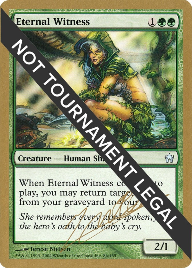 Image for Eternal Witness - 2004 Julien Nuijten (5DN) [World Championship Decks]