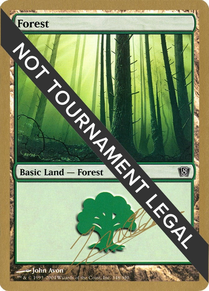 Image for Forest (348) - 2004 Julien Nuijten (8ED) [World Championship Decks]