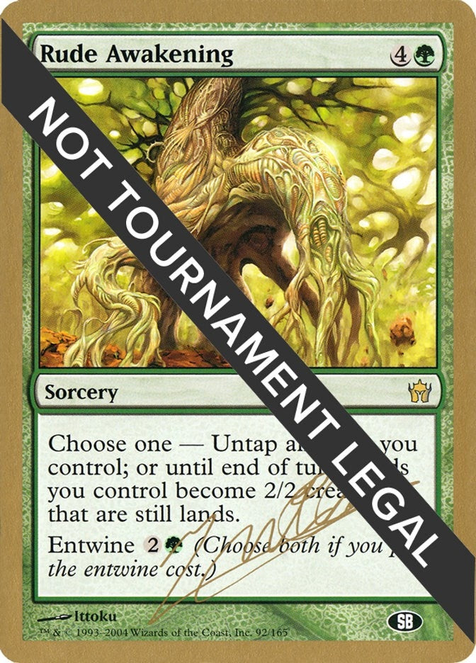 Image for Rude Awakening - 2004 Julien Nuijten (5DN) (SB) - Magic: The Gathering