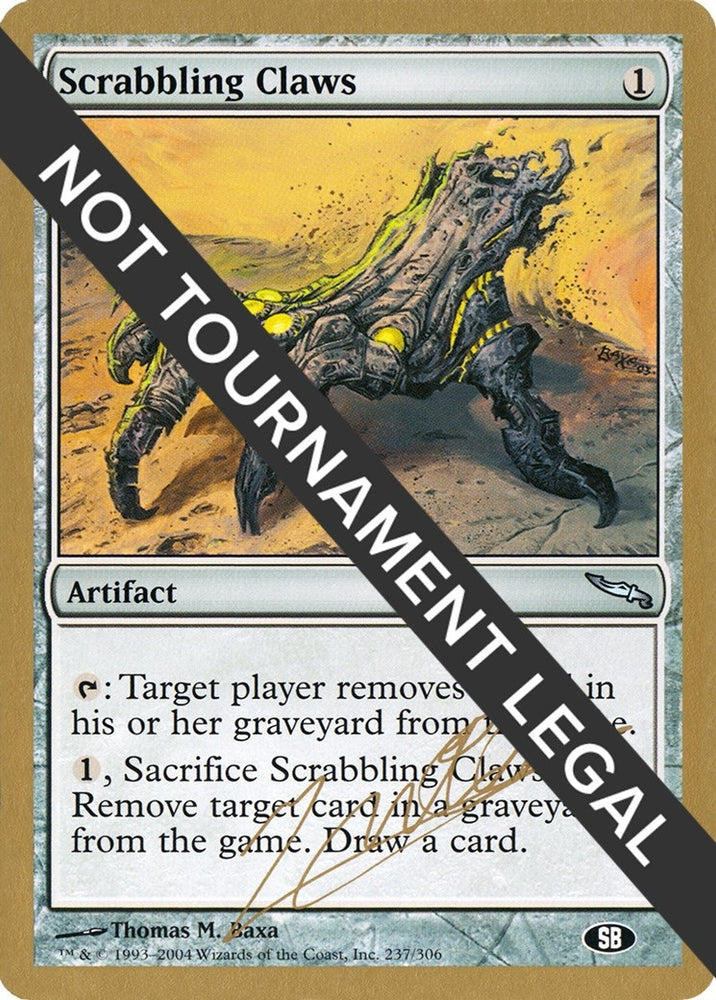 Image for Scrabbling Claws - 2004 Julien Nuijten (MRD) (SB) [World Championship Decks]