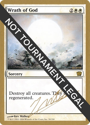 Image for Wrath of God - 2004 Julien Nuijten (8ED) [World Championship Decks]