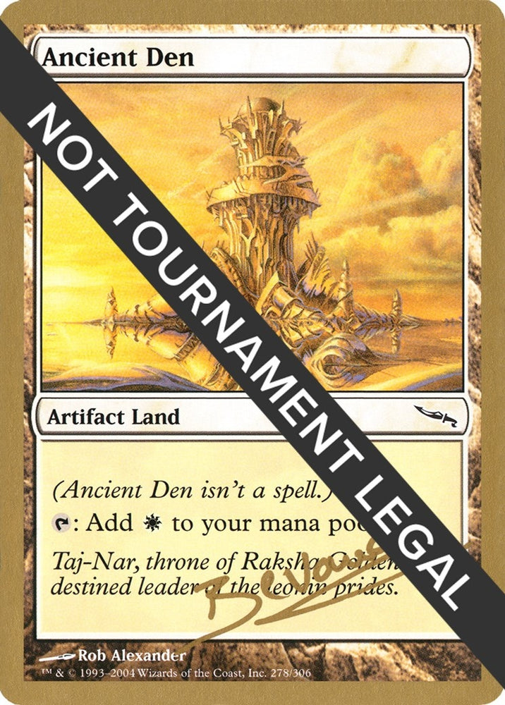 Image for Ancient Den - 2004 Manuel Bevand (MRD) [World Championship Decks]