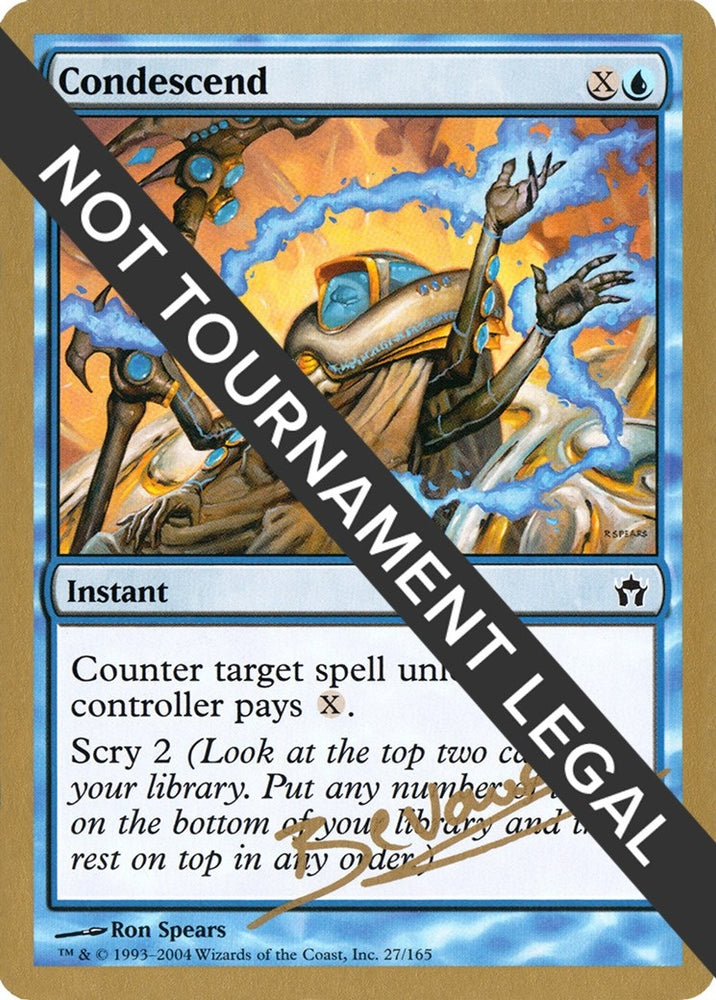 Image for Condescend - 2004 Manuel Bevand (5DN) [World Championship Decks]