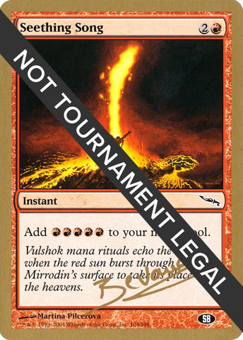 Image for Seething Song - 2004 Manuel Bevand (MRD) (SB) [World Championship Decks]