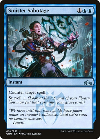 Image for Sinister Sabotage (54) [Guilds of Ravnica]