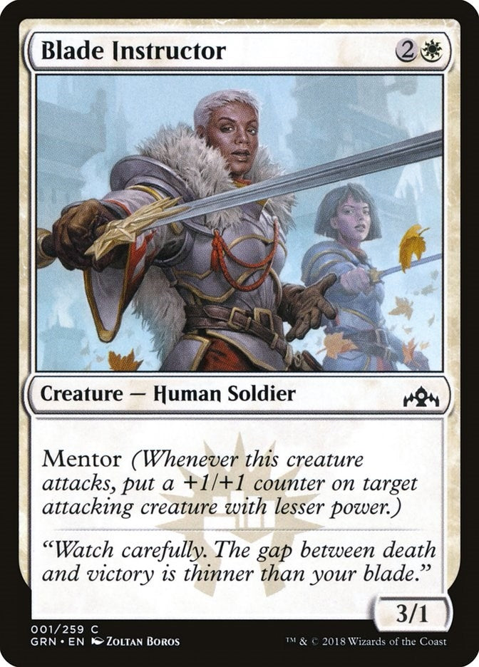 Image for Blade Instructor (1) [Guilds of Ravnica]