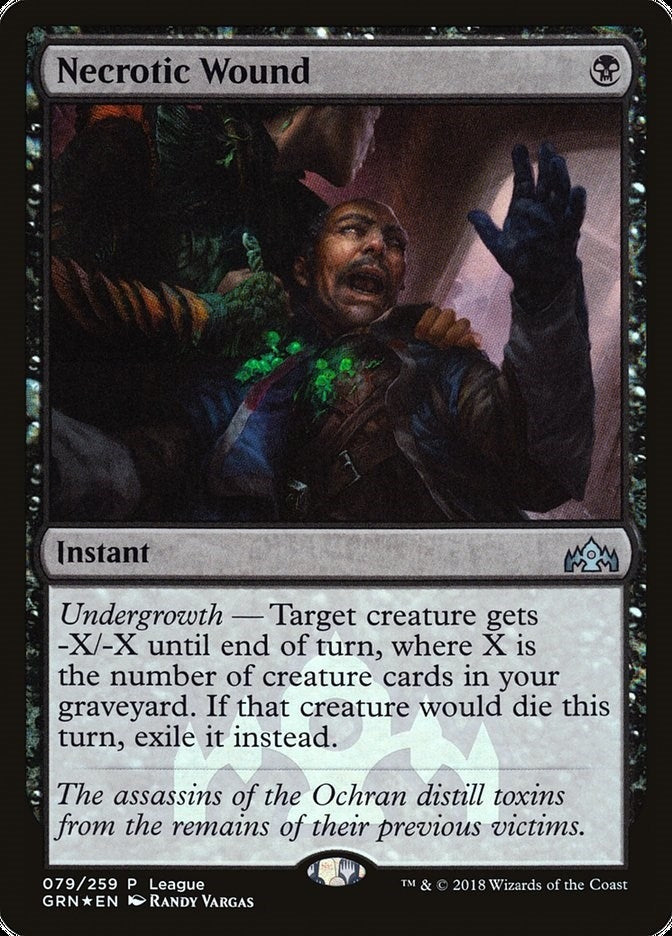 Image for Necrotic Wound (79) [League Promos]