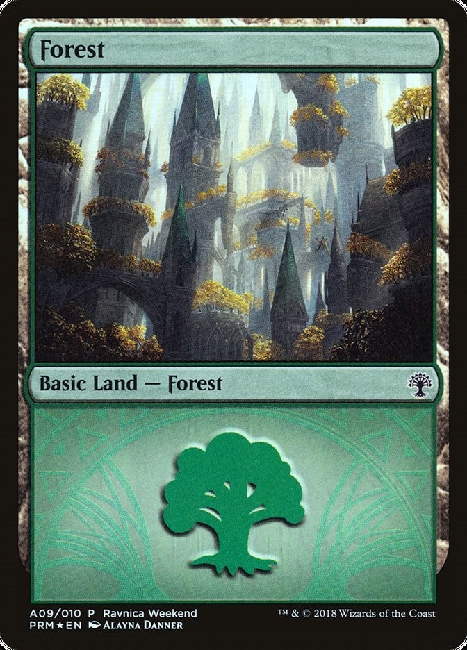 Image for Forest - Selesnya (A09) (9) [Launch Party & Release Event Promos]