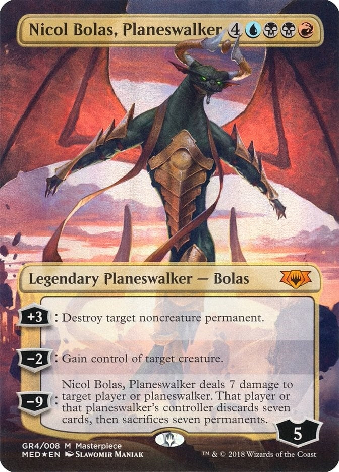 Image for Nicol Bolas, Planeswalker (GR4) [Mythic Edition: Guilds of Ravnica]