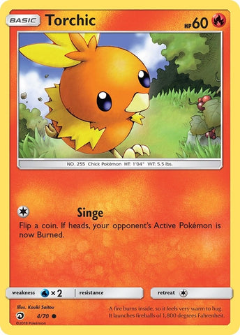 Image for Torchic (4/70) [Dragon Majesty]