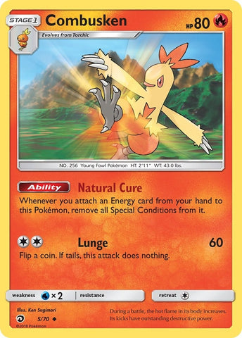 Image for Combusken (5/70) [Dragon Majesty]