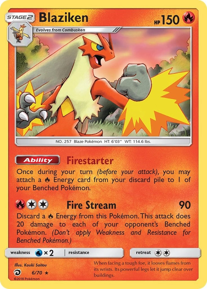 Image for Blaziken (6/70) [Dragon Majesty]
