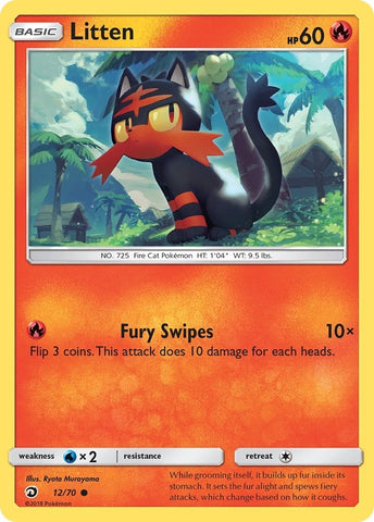 Image for Litten (12/70) [Dragon Majesty]