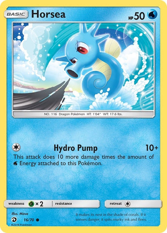 Image for Horsea (16) (16/70) [Dragon Majesty]