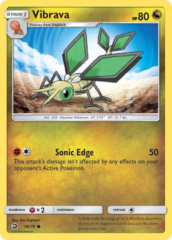 Image for Vibrava (38/70) - Pokemon