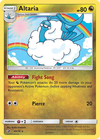 Image for Altaria (40/70) [Dragon Majesty]