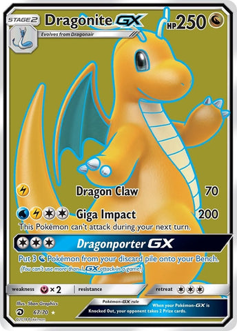 Image for Dragonite GX (Full Art) (67/70) [Dragon Majesty]