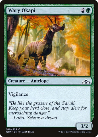 Image for Wary Okapi (149) [Guilds of Ravnica]