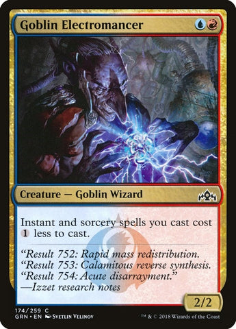 Image for Goblin Electromancer (174) [Guilds of Ravnica]
