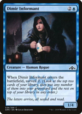 Image for Dimir Informant (36) [Guilds of Ravnica]