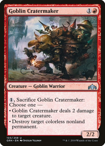 Image for Goblin Cratermaker (103) [Guilds of Ravnica]