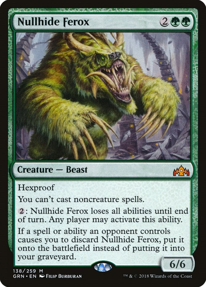 Image for Nullhide Ferox (138) [Guilds of Ravnica]