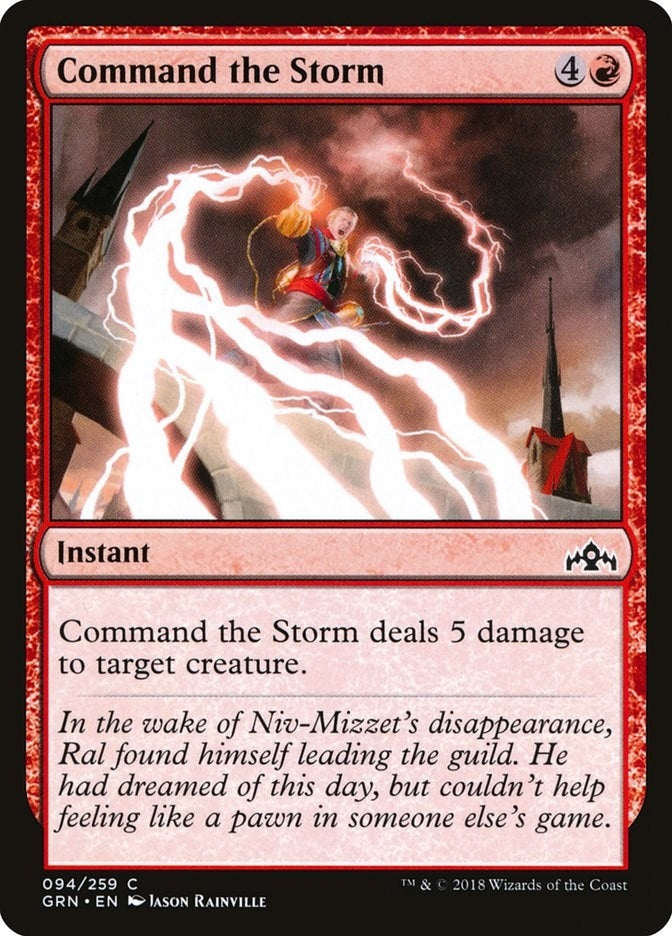 Image for Command the Storm (94) [Guilds of Ravnica]