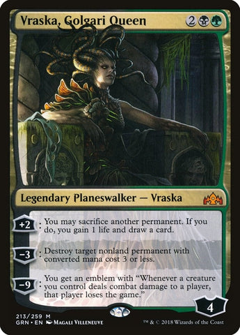 Image for Vraska, Golgari Queen (213) [Guilds of Ravnica]