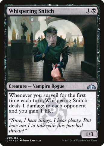 Image for Whispering Snitch (90) [Guilds of Ravnica]
