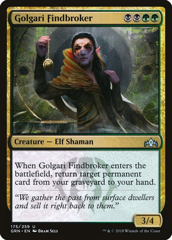 Image for Golgari Findbroker (175) [Guilds of Ravnica]