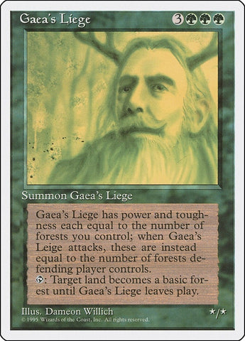 Image for Gaea's Liege (131) [Fourth Edition]