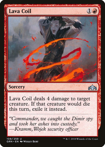 Image for Lava Coil (108) [Guilds of Ravnica]