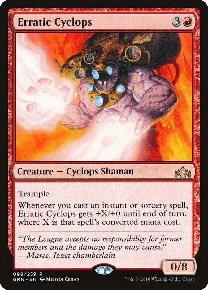 Image for Erratic Cyclops (98) [Guilds of Ravnica]