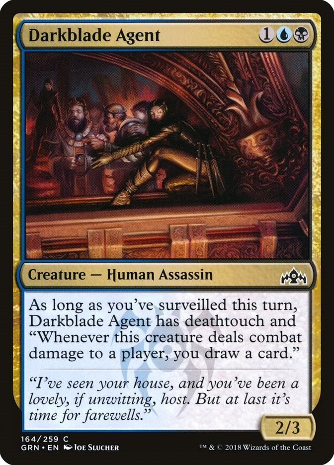 Image for Darkblade Agent (164) [Guilds of Ravnica]