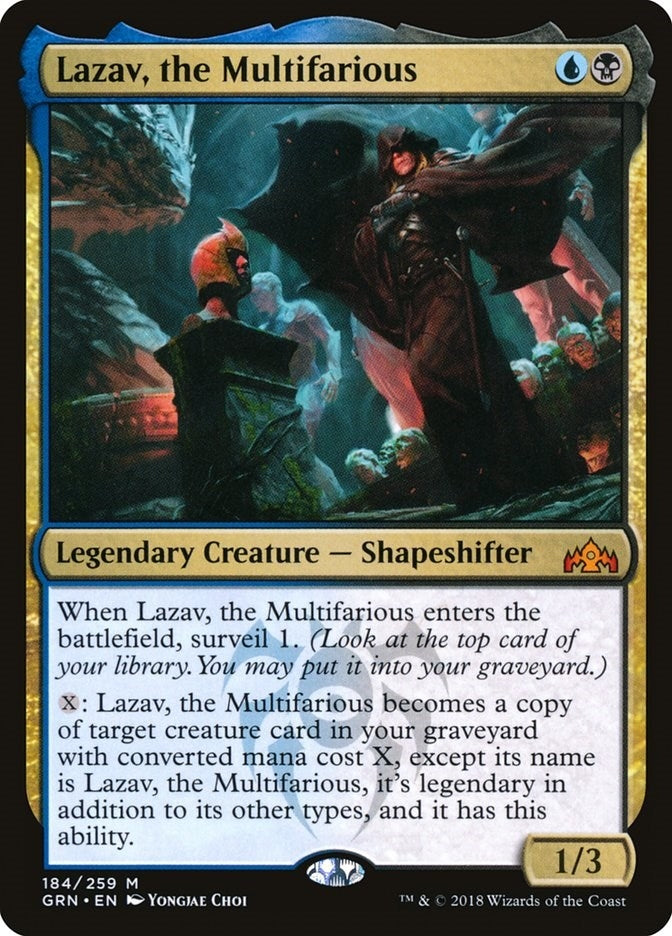 Image for Lazav, the Multifarious (184) [Guilds of Ravnica]