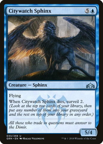 Image for Citywatch Sphinx (33) [Guilds of Ravnica]