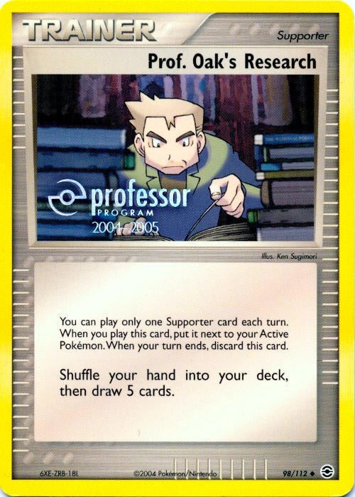 Image for Prof. Oak's Research (2004-2005) (98/112) [Professor Program Promos]