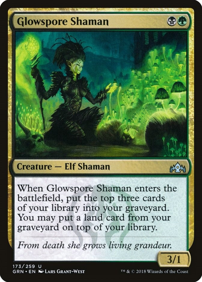 Image for Glowspore Shaman (173) [Guilds of Ravnica]