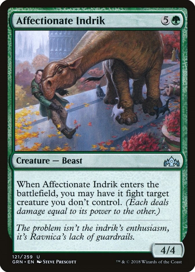 Image for Affectionate Indrik (121) [Guilds of Ravnica]