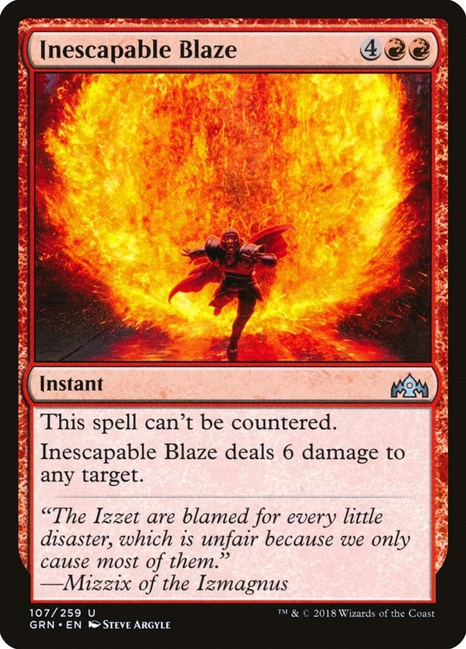 Image for Inescapable Blaze (107) [Guilds of Ravnica]