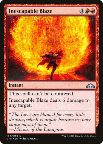 Image for Inescapable Blaze (107) [Guilds of Ravnica]