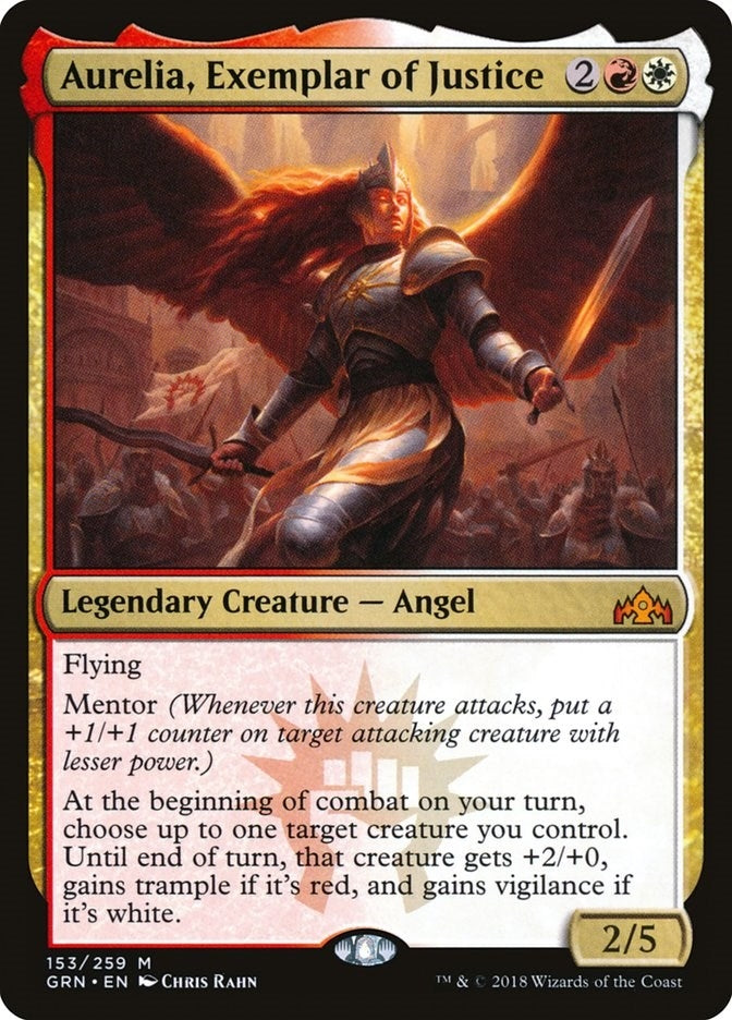 Image for Aurelia, Exemplar of Justice (153) [Guilds of Ravnica]