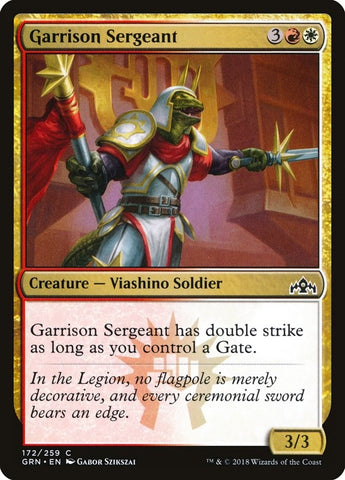 Image for Garrison Sergeant (172) [Guilds of Ravnica]