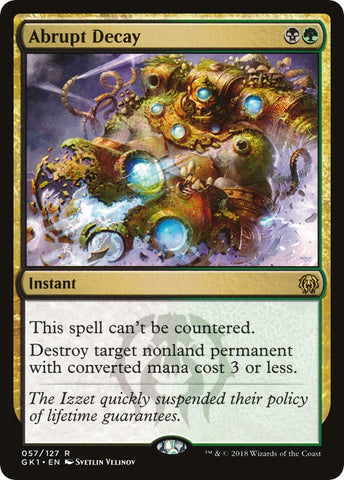 Image for Abrupt Decay (57) [Guilds of Ravnica: Guild Kits]