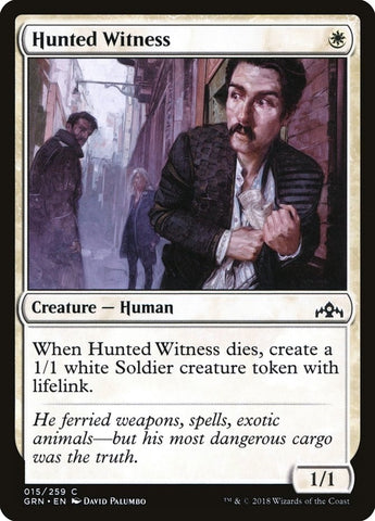 Image for Hunted Witness (15) [Guilds of Ravnica]