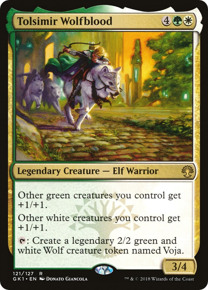 Image for Tolsimir Wolfblood (121) [Guilds of Ravnica: Guild Kits]