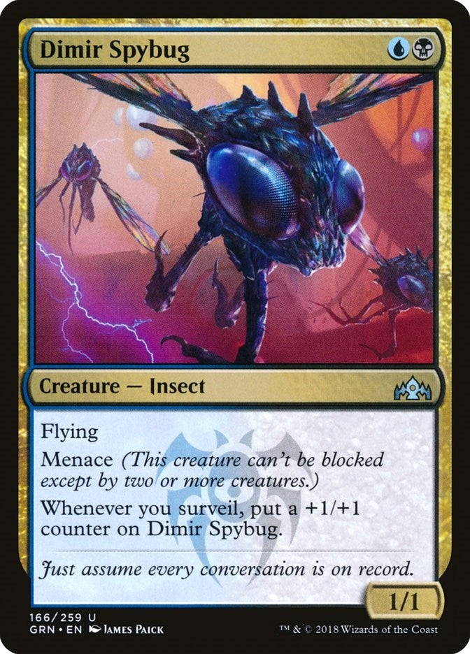 Image for Dimir Spybug (166) [Guilds of Ravnica]