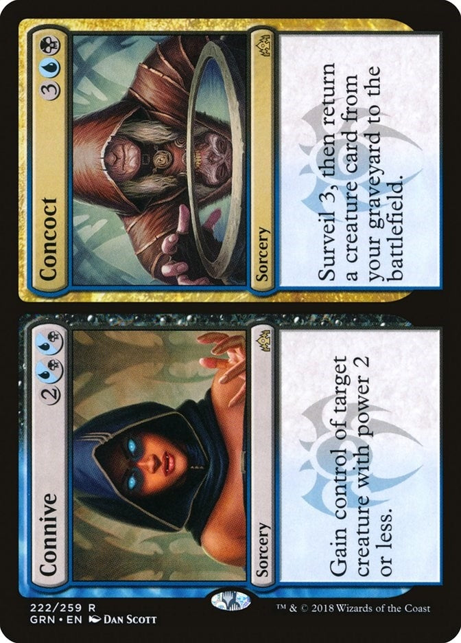 Image for Connive // Concoct (222) [Guilds of Ravnica]